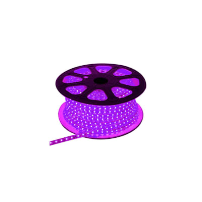 Cinta Led 220V Delgada Púrpura 120Led/m 2835 IP68 Exterior 100mt (kn)