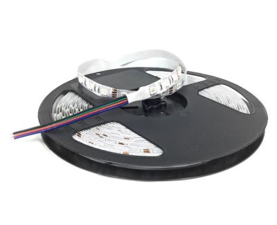 Cinta Led 12V 5050 3x4,8W/m IP20 60Led/m RGB 5mt Profesional1