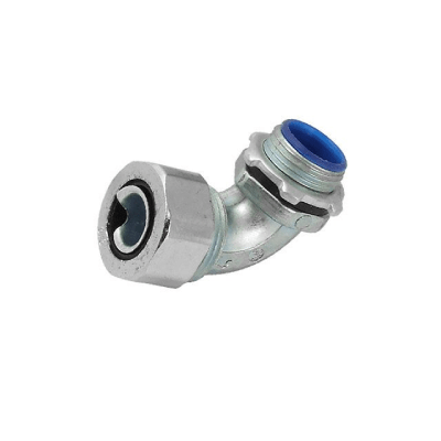 Conector Curvo Caja a Flexible 20mm