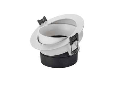 Foco Led 12W Downlight Dirigible Embutido COB 3000K Luz Cálida