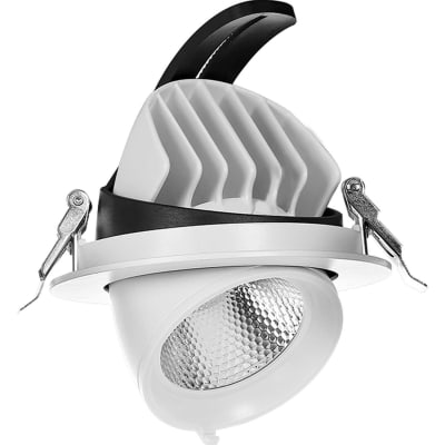 Foco 35W Dirigible Embutido Blanco 38° 4000k Luz Neutra1