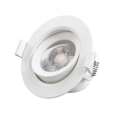 Foco Led 20W Downlight Dirigible Embutido COB 5700K Fría
