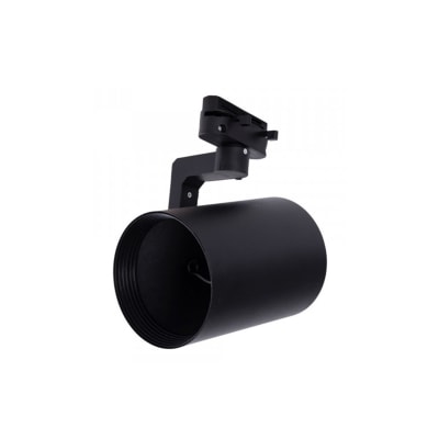 Foco Riel Monofásico Par30 Cilíndrico Negro1