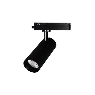 Foco Riel Trifásico 30W 4000K Luz Neutra Negro uso Comercial