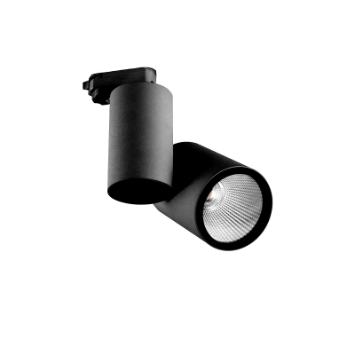 Foco Riel Trifásico 35W Negro 4000K Luz Neutra