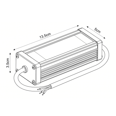 Fuente Poder 12V 5A 60W IP67
