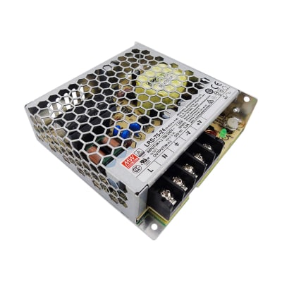 Fuente de Poder Mean Well 24V 3,2A 76,8W LRS-75-24