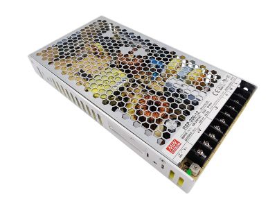 Fuente de Poder Mean Well 12V 17A 204W LRS-200-12 (215x115x30mm)