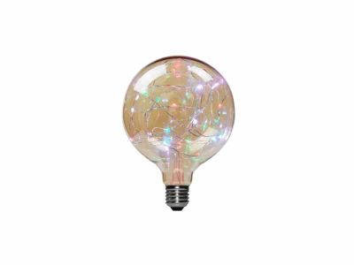 Ampolleta Vintage G125 1.7W e27 RGB