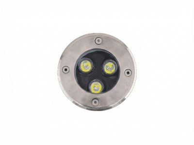 Foco Piso 3W 6000K Luz Fría 220V Redondo