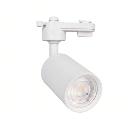 Foco Riel Gu10 Blanco 1F Cilindro