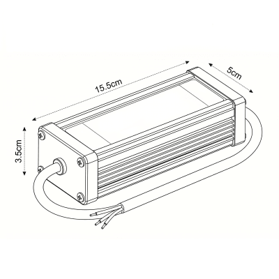 Fuente Poder 12V 8.3A 100W IP67