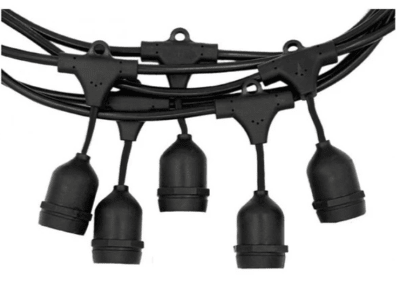 Guirnalda Vintage Terraza 10 metros 10 Soquetes IP65 (kn)