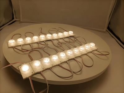 Módulo Led 220V 3W 1Led 3000K Cálida IP65 10und
