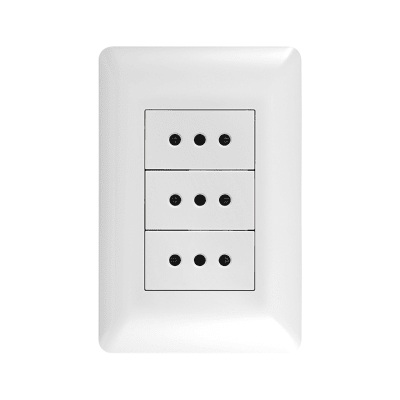 Enchufe Triple Blanco (1918)1