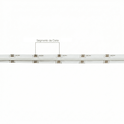 Cinta 24V COB 12W/m IP54 576Led/m RGB 10m