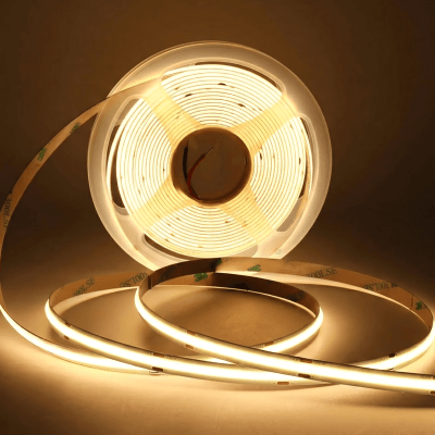 Cinta 24V COB 12W/m IP54 480Led/m 3000K Cálida 10m