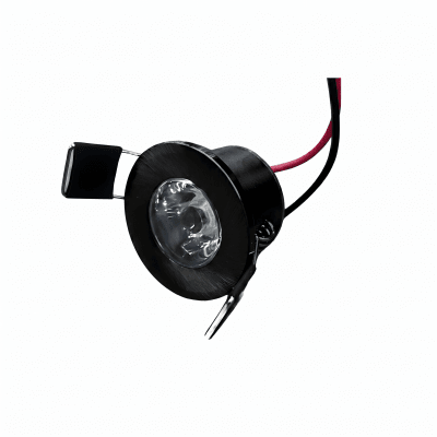 Foco Spot Súper Mini 2W 6500K Fría Negro1