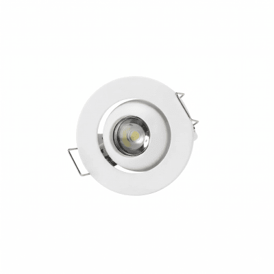 Foco Spot Mini Basculante 2W 6500K Fría Blanco1
