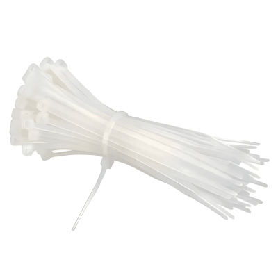 Amarra Plástica Transparente 150x3.6mm 100un