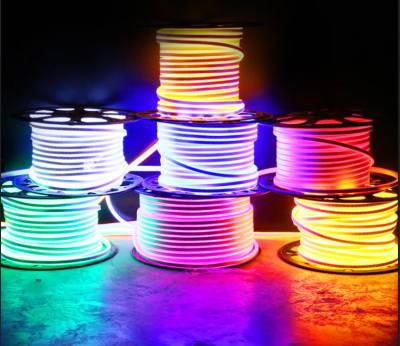 Neón Led 220V 8W/m 100mt RGB Multicolor (zh) X1B