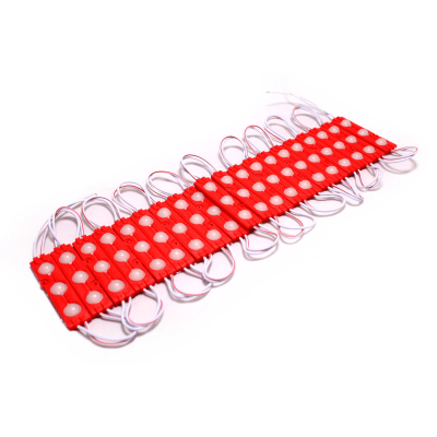 Tira 20 Módulos 2835 12V 1.2W Luz Roja H2B