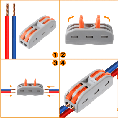 Conector Rápido Wago 2in 2out N2D
