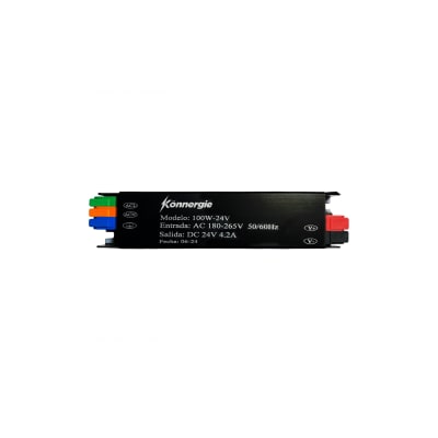 Fuente de Poder 24V 4.2A 100W IP20 Conexión Rápida