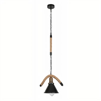 Remate -50%: Lampara Colgante Cachos Base Soga E27