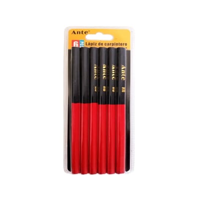 Lapiz Carpintero BIcolor (Rojo y Azul)1