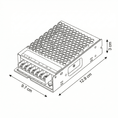 Fuente de Poder Mean Well 5V 18A 90W LRS-100-5