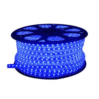 Cinta Led 220V Simple Azul 5050 14,4W/m 60Led/m IP68 100mt1