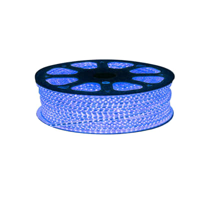 Cinta Led 220V Delgada Azul 120Led/m 2835 IP68 Exterior 100mt