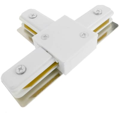Unión para Riel Monofásico Blanco 