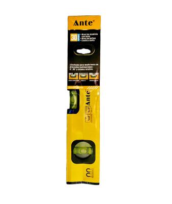 Nivel de Aluminio con imán 30cms Amarillo