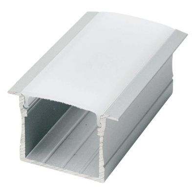 Perfil Aluminio Difusor 3020T 2mt Embutido (vm)