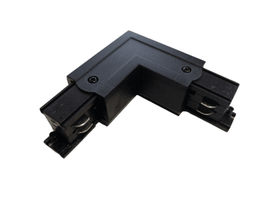 Unión para Riel Trifásico Negro 