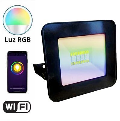 Proyector de Área 20W IP65 Smart RGB Wifi1