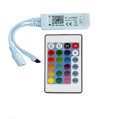 Control Remoto IR Bluetooth RGB 24K DC5-24V  Plug a Pin 144W1