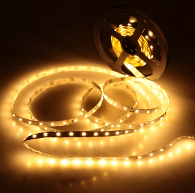 Cinta Led 12V 3535 7W/m IP20 60Led/m 3000K Luz Cálida 5mt (vm)