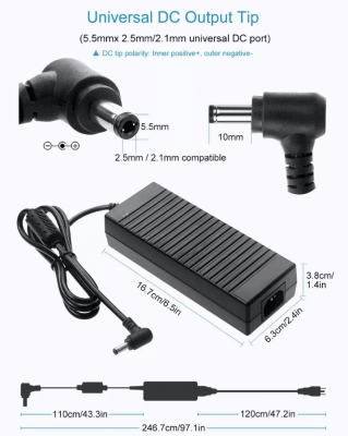 Transformador 12V 10A 120W (kn)