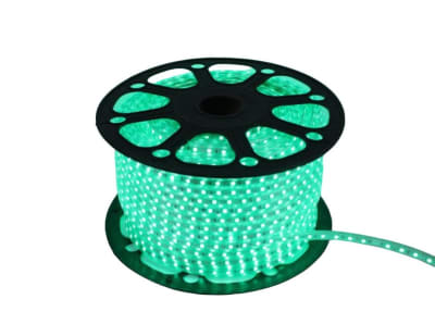 Cinta Led 220V Verde 5050 14,4W/m 60Led/m IP68 100mt SEC1