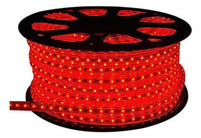 Cinta 220V Premium Rojo 5050 14,4W/m 60Led/mt IP68 50mt