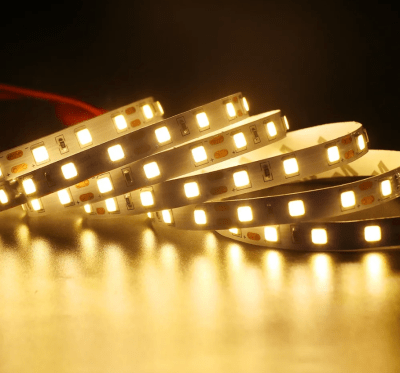 Cinta Led 12V 4040 7W/m IP65 60led/m 3000K Luz Cálida 5mt