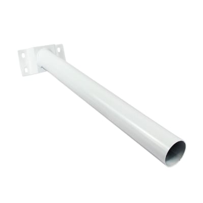 Brazo Soporte para Luminaria Pública Tubo Ø55mm Blanco