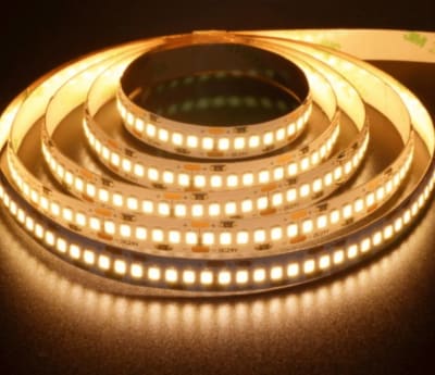 Cinta Led 12V 2835 10W/m IP20 120Led/m 2800K Luz Cálida 5mt