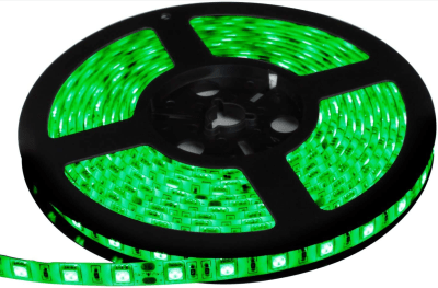 Cinta Led 12V 5050 14,4W/m IP20 60Led/m Verde 5mt (X8481V)1