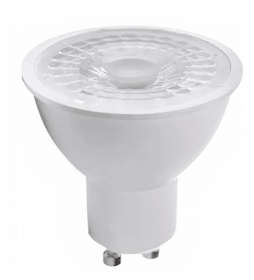 Ampolleta gu10 7W 38° 3000K Luz Cálida