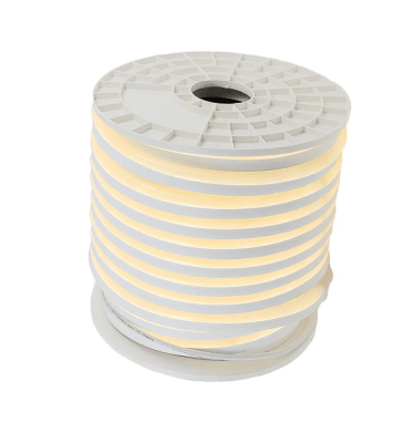 Cinta Led 220V Neón 6W/m IP68 120Led/m 100Mt Luz Cálida (wt)