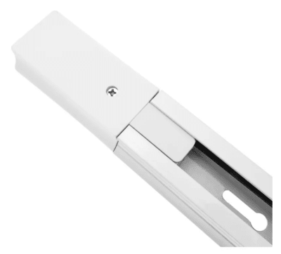 Riel Energizado Monofasico 220V 50cm Blanco